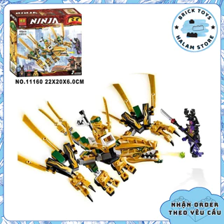 [Có sẵn] Đồ chơi lắp ráp Ninjago Legacy 11160 70666 The Golden Dragon - Mô hình Rồng vàng tối thượng