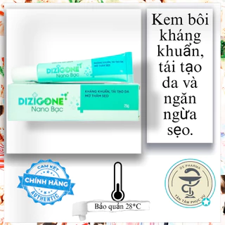 Kem bôi Dizigone Nano Bạc Terrapharm hỗ trợ kháng khuẩn, tái tạo da và ngăn ngừa sẹo (25g)