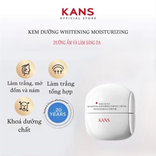 Kem dưỡng trắng da và dưỡng ẩm Kans