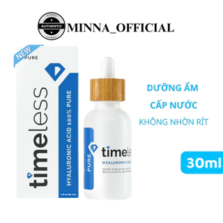 Serum cấp nước Timeless Hyaluronic Acid Serum 100% Pure 30ML