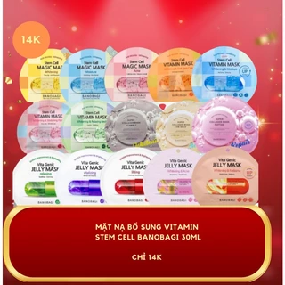 Mặt Nạ Bổ Sung Vitamin thần thánh Vita Genic/ Stem Cell BANOBAGI 30ml - 1 miếng