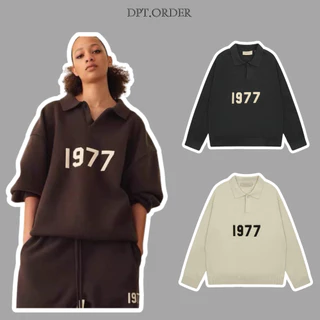 (Best Quality) Áo FEAR OF GOD ESSENTIALS '1977' Knit Long Sleeve Dệt Kim Cao Cấp