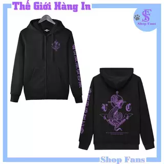 [ có size từ 29kg-89kg ] Aó Hoodie nỉ Vinny Hong Sabbath Crew, áo hoodie zip Windbreaker nam nữ đủ size