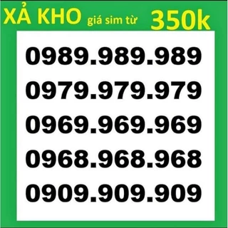 Xả kho SIM số đẹp phong thủy giá rẻ khuyến mãi giảm giá đặc biệt