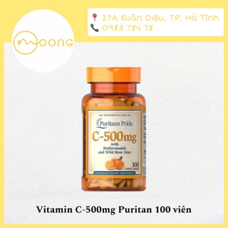 Vitamin C Puritan 500mg lọ 100v [Bill US]