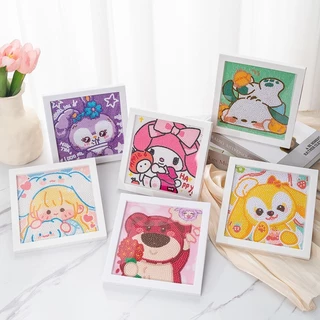 Tranh Đính Đá 5D Size 18*18cm , Full Dụng Cụ, Đồ Chơi Giúp Bé Khéo Tay , Tăng Tính Kiên Nhẫn