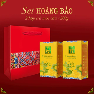 Set Trà Biếu Hoàng Bảo - trà móc câu Thái Nguyên ngon sạch chuẩn VietGAP