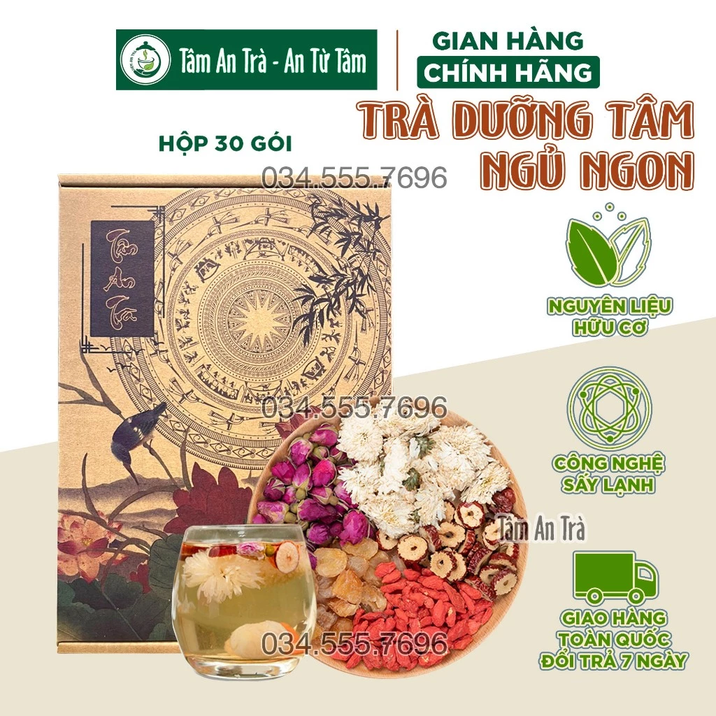 ✅[CHÍNH HÃNG] Trà dưỡng tâm ngủ ngon Tâm An