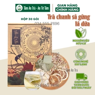 ✅[CHÍNH HÃNG] Trà chanh sả gừng Tâm An tăng đề kháng, giải cảm, bổ sung vitamin C