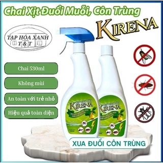 KIRENA 500ml Thân Thiện Người Dùng - Xua Đuổi Muỗi, Gián, Côn Trùng