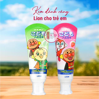 [NHẬT BẢN] Kem đánh răng Lion cho trẻ em - Không sợ bé nuốt nhầm