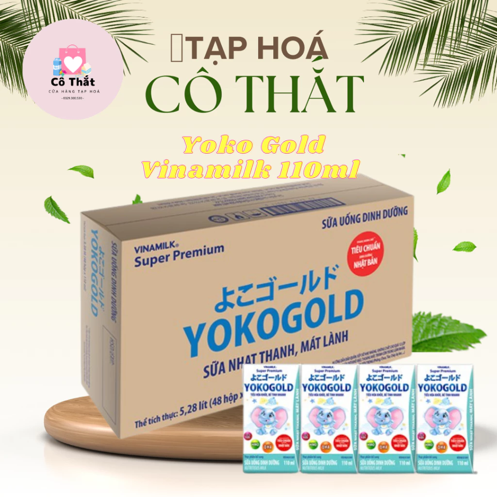 Sữa uống dinh dưỡng Vinamilk Yoko Gold 110ml