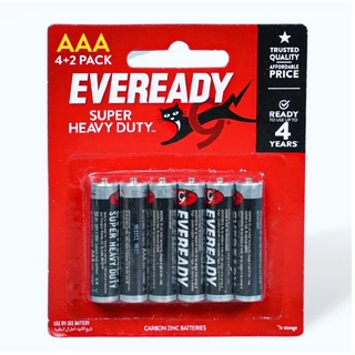 Combo KM 6 Viên Pin Đũa AAA Eveready 1.5V [Nhập Khẩu Chính Hãng Indonesia]