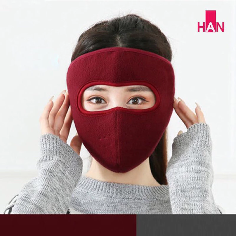 Khẩu trang NINjA nót nỉ dán gáy - chấp mọi nắng gió