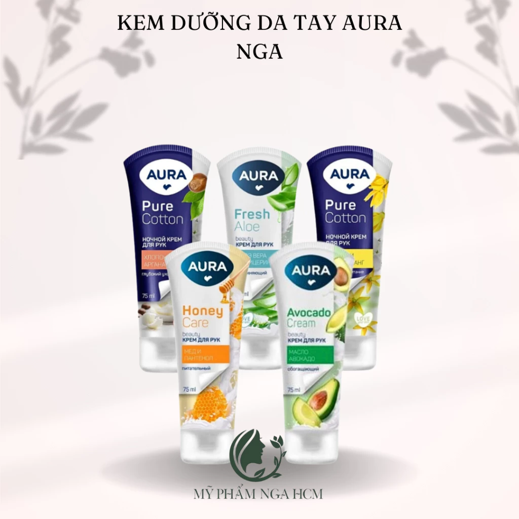 Kem dưỡng da tay Aura - Kem tay Aura dưỡng ẩm, mềm mịn