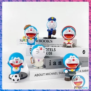 Mô hình Doraemon Doremon 8cm với 6 nghề nghiệp: Mon bác sĩ, cảnh sát, cầu thủ, họa sĩ, phi hành gia, kĩ sư - QT0069