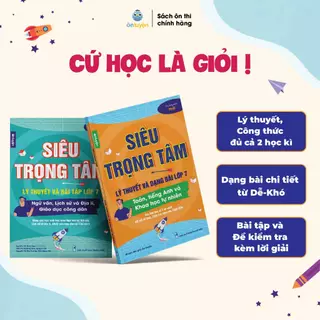 Lớp 7 (Bộ Kết nối )- Combo 2 Sách Siêu trọng tâm TOÁN, TIẾNG ANH, KHTN và Văn, Khoa học xã hội lớp 7