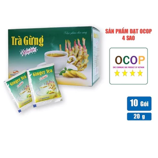 Trà gừng hòa tan Hadiphar ( bịch 10 gói×20g)