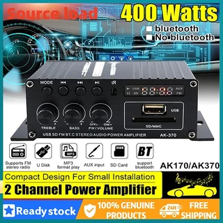 Bộ Khuếch Đại Công Suất HiFi Bluetooth 800W AK-170 AK-380 400W * 2 2 Kênh Âm Thanh Xe Hơi Gia Đình Class D Điều Khiể