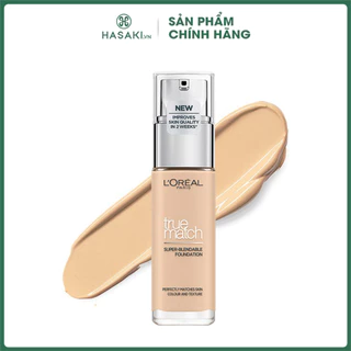 Kem Nền Dưỡng Ẩm L'Oreal True Match Liquid Foundation 30ml