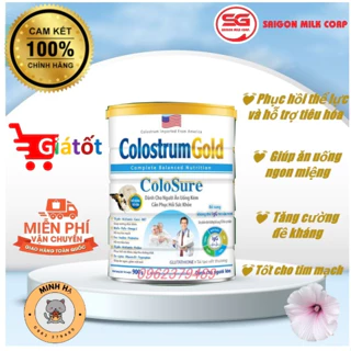 Sữa bột Colostrum Gold ColoSure (900g)_Bố sung tổ yến dành cho người ăn uống kém cần phục hồi sức khỏe