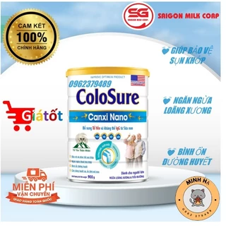 Sữa bột ColoSure Canxi Nano (900g) - Giúp giảm đau nhức xương khớp và thoái hóa khớp