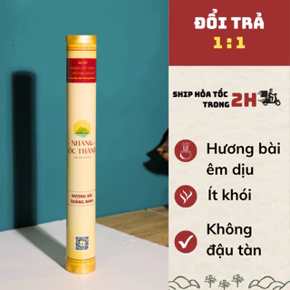 Nhang bài Lộc Thành, nhang sạch tàn, ỐNG 40cm mùi thơm êm dịu, ít khói, không đậu tàn