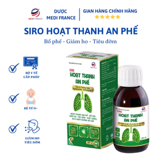 Siro Ho Hoạt Thanh An Phế MEDI FRANVI Bổ Phế, Giảm ho, Tiêu Đờm Cho Trẻ Em Và Người Lớn 100ml