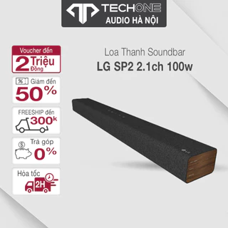 Loa thanh LG Soundbar SP2 2.1CH 100W - Hàng chính hãng bảo hành 12 tháng