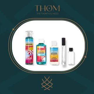 [5ML 10ML 33ML] ENDLESS WEEKEND | Sản Phẩm Tắm Dưỡng Xịt Thơm Toàn Thân Bath & Body Works