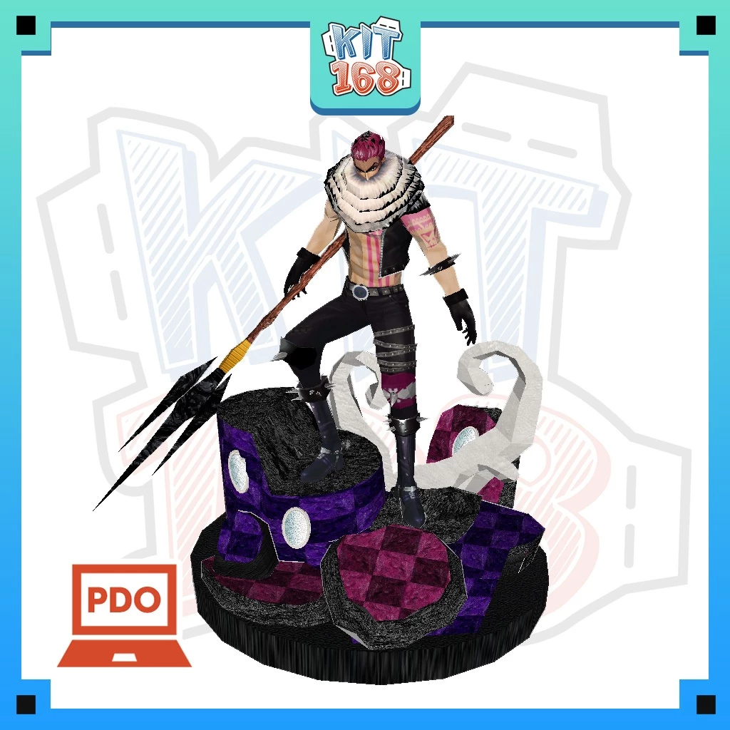 Mô hình giấy Anime Game Katakuri - One Piece