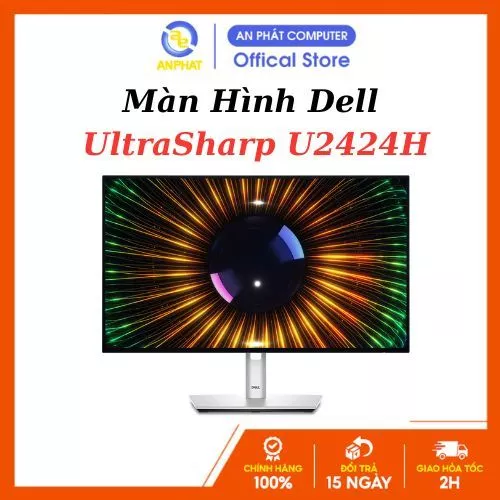 Màn Hình Dell UltraSharp U2424H / U2424HE  New 2024 (23.8 inch - FHD - IPS - 120Hz - 5ms - DRR - TMDS - USB TypeC)