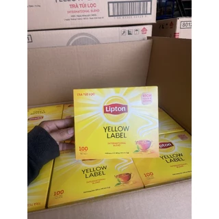 LIPTON TRÀ NHÃN VÀNG Hộp 100 Túi ×2G