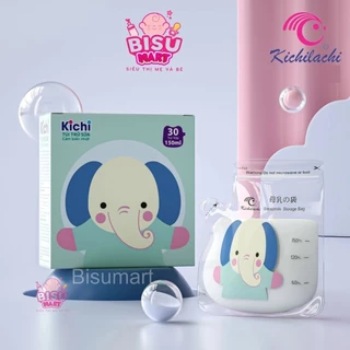 Túi Trữ Sữa Kichilachi 150ml  Có Khóa Zip Chắc Chắn Chống Rò Rỉ