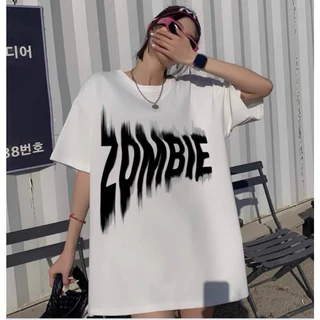 Áo thun tay lỡ Unisex ZOMBIEE - Áo phông nam nữ cặp đôi - Áo thun unisex Lari