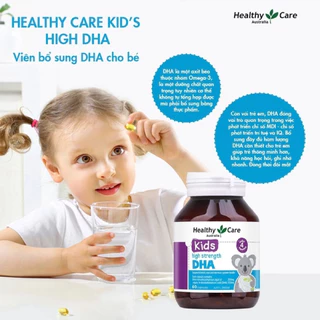 Viên bổ sung DHA Healthy Care cho trẻ từ 4 tháng tuổi của Úc, 60 viên