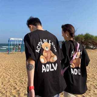 Áo thun hàng hiệu ADLV unisex. Form Overfit. Hàng chính hãng, xịn 100%