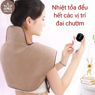 Túi Chườm Thảo Dược Cổ Vai Gáy - Đai Chườm Ấm Cổ Vai bằng điện