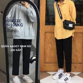 40-110KG Quần Baggy nam nữ thời trang unisex Sói Store bigsize cạp chun