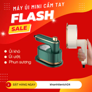 Máy ủi mini cầm tay - Bàn là hơi nước thông minh đa năng cao cấp cho gia đình mang đi mọi nơi/ Mẫu mới 2024