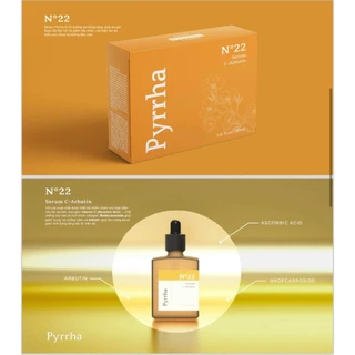 Pyrrha No.22 Serum C - Arbutin (Tinh chất dưỡng sáng và ngăn ngừa oxy hóa) 30ml