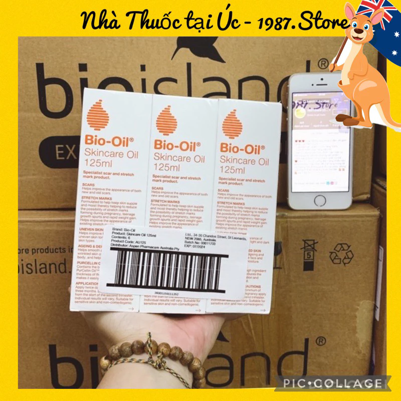 (Date 2025) Tinh dầu (60ml + 125ml) giảm rạn da, làm mờ sẹo cho mẹ bầu, mẹ sau sinh và trẻ em Bio Oil, Nam Phi