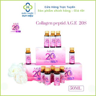 Nước uống COLLAGEN PEPTID AGE 20S bổ sung collagen kết hợp thảo dược giúp Đẹp Da,mờ Sạm Nám-Tàn Nhang,Cân Bằng Nội Tiết