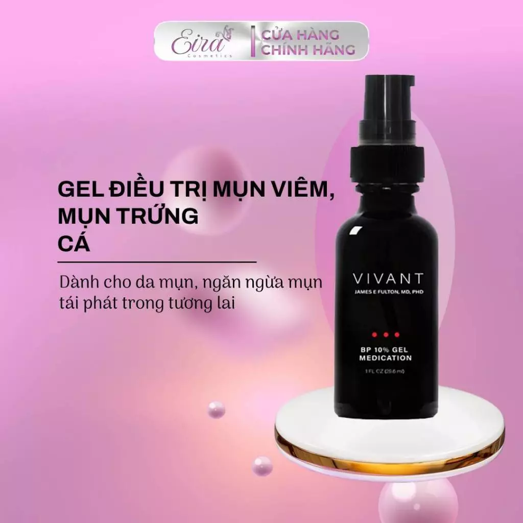 BP 10% Gel Medication – GEL Mụn Viêm, Mụn Trứng Cá 30 ml