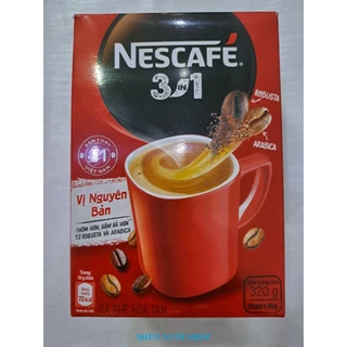 Hộp cà phê hòa tan NESCAFÉ 3IN1 công thức cải tiến - vị Nguyên Bản (20 gói x 16g)