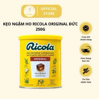 Kẹo ngậm ho thảo dược thảo mộc Ricola Original Đức giúp giảm ho, khàn giọng tan đờm