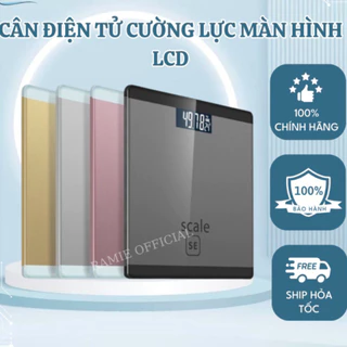 Cân điện tử sức khỏe  chính hãng iScale SE 150kg màn hình LCD rõ nét kính cường lực cao cấp thiết kế gọn nhẹ