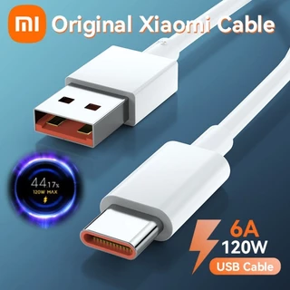 Cáp Sạc Nhanh Turbo Xiaomi 120W 6A Type-C Chính Hãng, Dành Cho Poco M3 X3 Black Shark 3 Mi11 MI10 Mi9 Redmi K40 K30 Pro