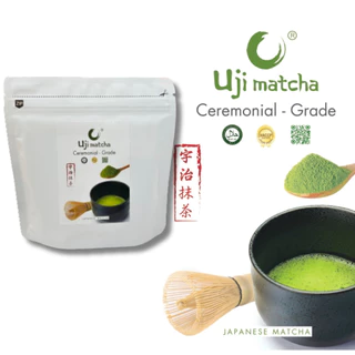 Bột trà xanh Uji Matcha Ceremonial grade 100 gram, thơm ngon, chuẩn vị.