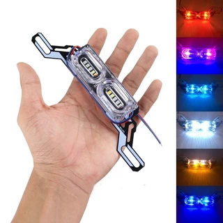 Đèn led drl  dc12v Nhiều Màu Sắc Gắn Biển Số Xe Mô Tô